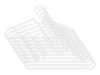 LIVARNO home 10 kleerhangers (Wit) - thumbnail