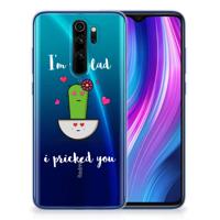 Xiaomi Redmi Note 8 Pro Telefoonhoesje met Naam Cactus Glad