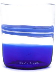 Carlo Moretti verre Bora - Bleu