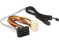 DeLOCK 83391 Serial Attached SCSI (SAS)-kabel 1 m Multi kleuren