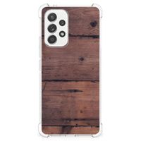 Samsung Galaxy A53 5G Stevig Telefoonhoesje Old Wood - thumbnail