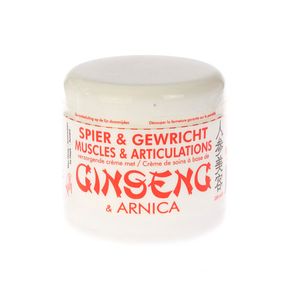 Jia-wei-ginseng Cr Verzorg+arnica Spier-gewr.250ml