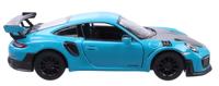 Kinsmart speelgoedauto Porsche 911 GT2 RS 1:36 metaal blauw