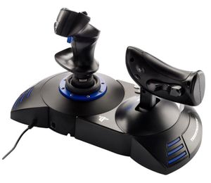 Thrustmaster T.Flight Hotas 4 Vliegsimulator joystick USB PlayStation 4, PC Zwart, Blauw