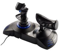 Thrustmaster T.Flight Hotas 4 Vliegsimulator joystick USB PlayStation 4, PC Zwart, Blauw - thumbnail