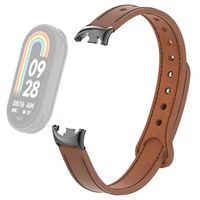 Xiaomi Smart Band 8 Leren Band met Connectoren - Bruin