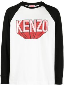 Kenzo logo-print cotton T-shirt - Blanc