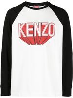 Kenzo logo-print cotton T-shirt - Blanc - thumbnail