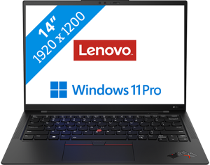 Lenovo ThinkPad X1 Carbon Gen 11 Intel® Core™ i5 i5-1335U 35,6 cm (14") WUXGA 16 GB LPDDR5-SDRAM 512 GB SSD Wi-Fi 6E (802.11ax) Windows 11 Pro Zwart