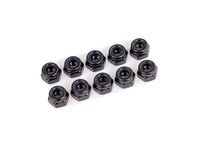 Traxxas - Nuts 4mm with nylon locking - Black (10) (TRX-1748) - thumbnail