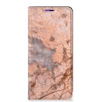 Samsung Galaxy A22 4G | M22 Standcase Marmer Oranje - thumbnail