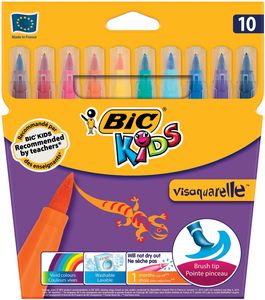 Bic Kids penseelstift Visaquarelle, etui van 10 stuks