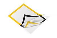 Durable infokader Duraframe A4, zelfklevend met magneetsluiting, 2 stuks, geel, 487204