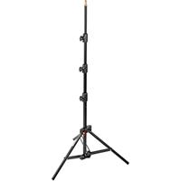 Manfrotto 1051BAC Stativo Serie Babylight con Sistema Pneumatico, 4 Sezioni in Alluminio, Altezza 211 cm, Nero