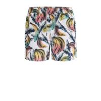 JACK & JONES JEANS INTELLIGENCE zwemshort Aruba met all over print wit