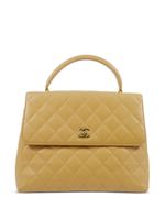 CHANEL Pre-Owned sac à main à fermoir CC (2005) - Jaune