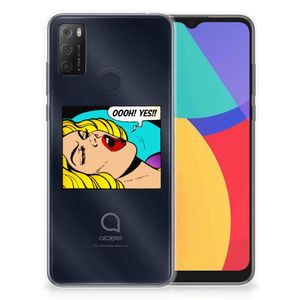 Alcatel 1S (2021) Silicone Back Cover Popart Oh Yes