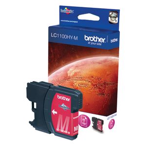 Brother LC-1100HYM Ink Cartridge inktcartridge 1 stuk(s) Origineel Magenta