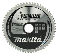 Makita Accessoires Cirkelzaagblad Aluminium | Efficut | 185x30mm 60T 0g - E-16813 E-16813