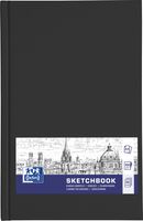 Oxford "Sketchbook" dummyboek, 96 vel, 100 g/m², ft A5, zwart - thumbnail