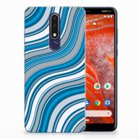 Nokia 3.1 Plus TPU bumper Waves Blue