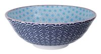 Tokyo Design Studio - Star Wave - Noodlekom - Blauw/Donker blauw - 21 x 7.8cm 1000ml