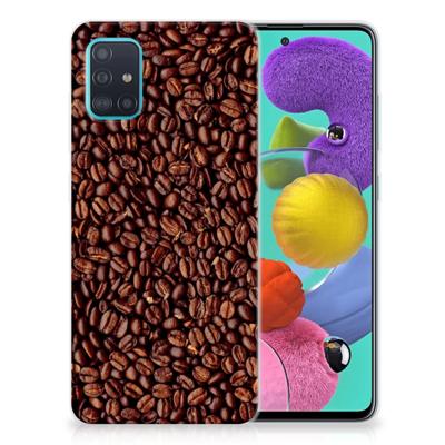 Samsung Galaxy A51 Siliconen Case Koffiebonen Samsung Galaxy A51 Siliconen Case Koffiebonen