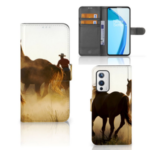 OnePlus 9 Telefoonhoesje met Pasjes Design Cowboy