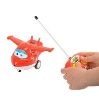 Super Wings YW710710 Mini Transform a Bots vliegtuigjet met afstandsbediening, rood