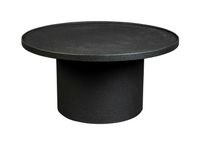 Dutchbone Salontafel Winston Metaal, 70cm - Zwart - Rond