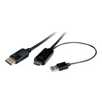 ROLINE HDMI kabel UltraHDTV - DisplayPort, M/M, zwart, 3 m - thumbnail