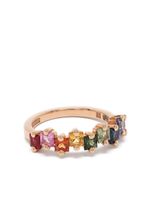 Suzanne Kalan bague en or rose 18ct sertie de saphirs - thumbnail