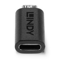 LINDY USB 2.0 Adapter [1x USB-C bus - 1x Micro-USB 2.0 B stekker] Adapter - thumbnail