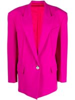 The Attico blazer Glen à coupe oversize - Rose