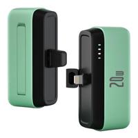 T160 Mini Draagbare Lightning Power Bank - PD 20W, 5000mAh - Groen - thumbnail