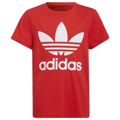 adidas T-shirt Trefoil - Rood/Wit Kids adidas T-shirt Trefoil - Rood/Wit Kids