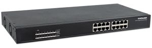 Intellinet 560993 netwerk-switch Unmanaged L2 Gigabit Ethernet (10/100/1000) Power over Ethernet (PoE) 1U Zwart