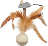 Trixie 45730 sta-op-shuttle met muis, pluche, 15 cm