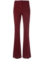 PINKO pantalon évasé à taille haute - Rouge