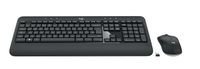 Logitech MK540 Advanced toetsenbord RF Draadloos AZERTY Frans Zwart, Wit - thumbnail