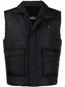 MISBHV gilet matelassé à fermeture zippée - Noir