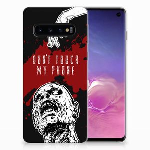 Samsung Galaxy S10 Silicone-hoesje Zombie Blood