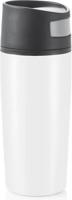 XD Design thermosfles Auto 0,3 liter polypropyleen/RVS wit