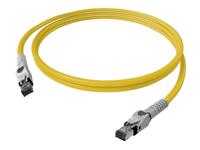 EasyLan VarioBoot patchkabel Cat.6A, S/FTP, geel, 3 m