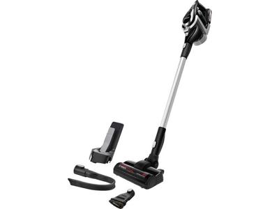 Bosch Serie 8 BBS811PCK steelstofzuiger & elektrische bezem Zakloos Zwart, Zilver