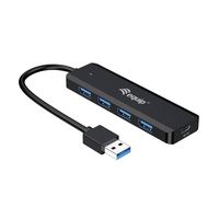 Equip 4-Port-USB-3.2 Gen 1-Hub und Adapter für USB-C USB-C (USB 3.2 Gen 2) multiport hub 5 poorten Zwart - thumbnail