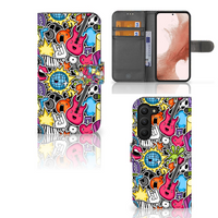 Samsung Galaxy S23 Wallet Case met Pasjes Punk Rock