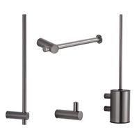 Toiletaccessoires Set BWS Academy Gunmetal