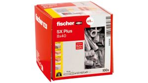 Fischer 568008 schroefanker & muurplug 100 stuk(s) Wiganker 40 mm