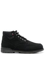 Tommy Hilfiger bottines Nubumix en daim - Noir